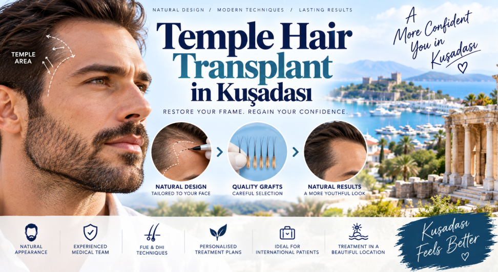 Temple Hair Transplant in Kusadasi